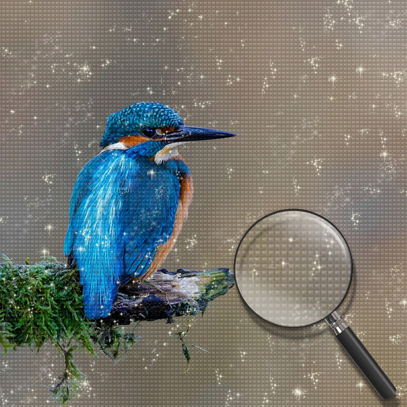 Schöner blauer Vogel Diamond Painting