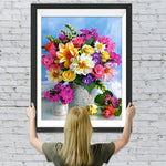 Schöner Blumenstrauß Diamond Painting