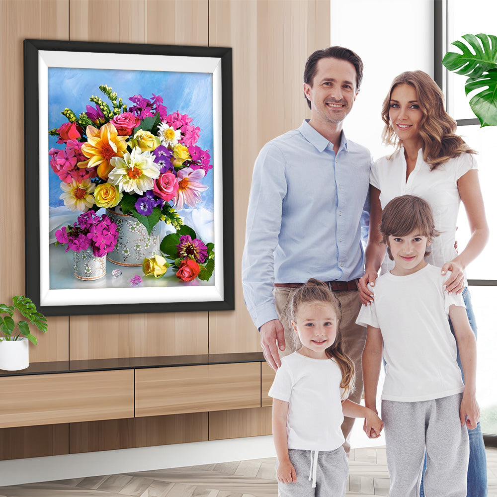 Schöner Blumenstrauß Diamond Painting