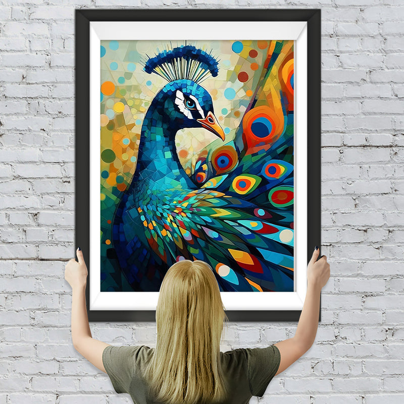 Schöner Pfau Diamond Painting