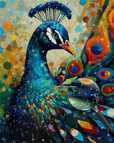 Schöner Pfau Diamond Painting