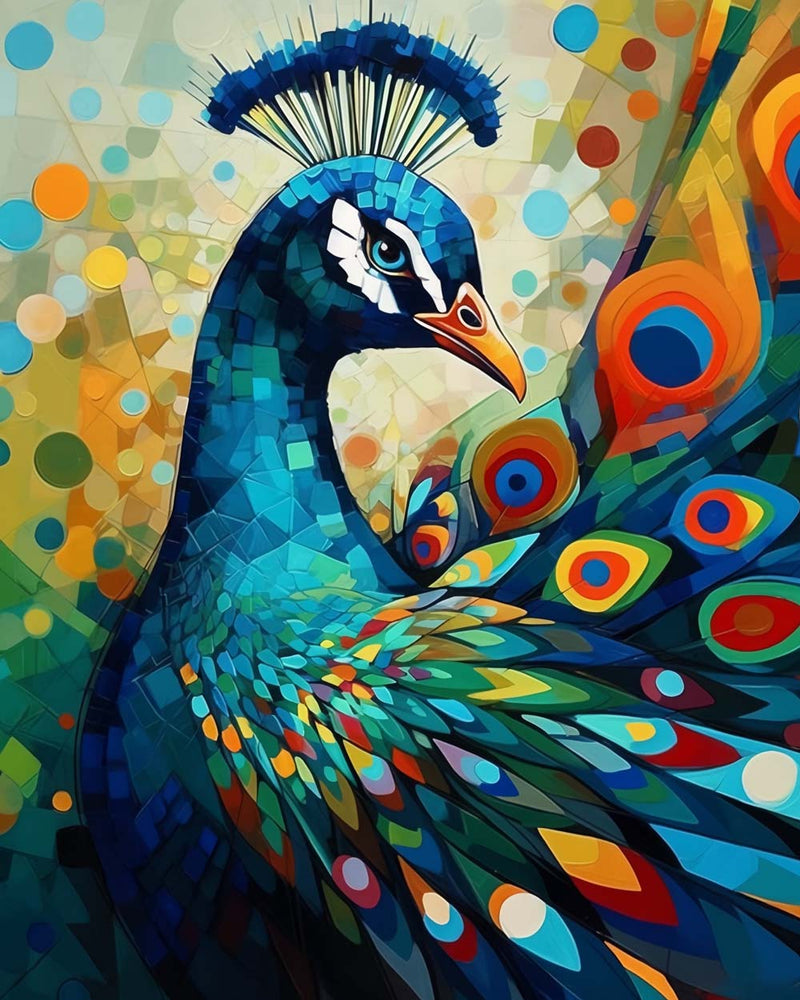 Schöner Pfau Diamond Painting
