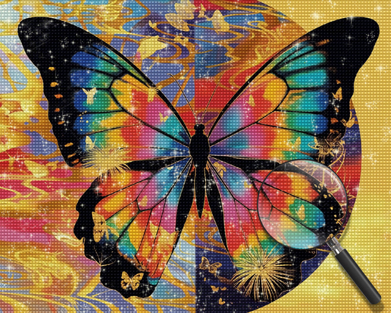 Schöner Schmetterling Diamond Painting