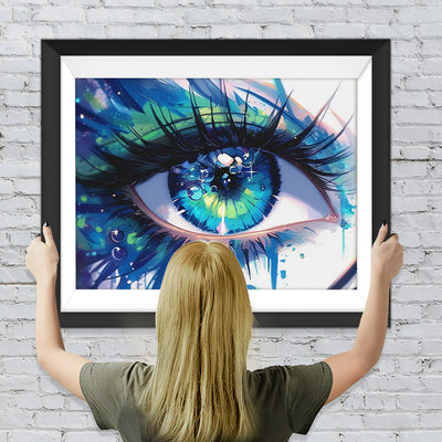 Schönes grünes Auge Diamond Painting