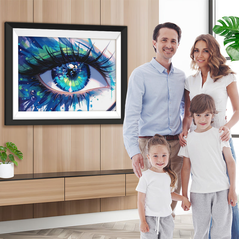 Schönes grünes Auge Diamond Painting