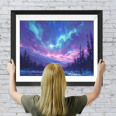 Schönes Polarlicht Diamond Painting