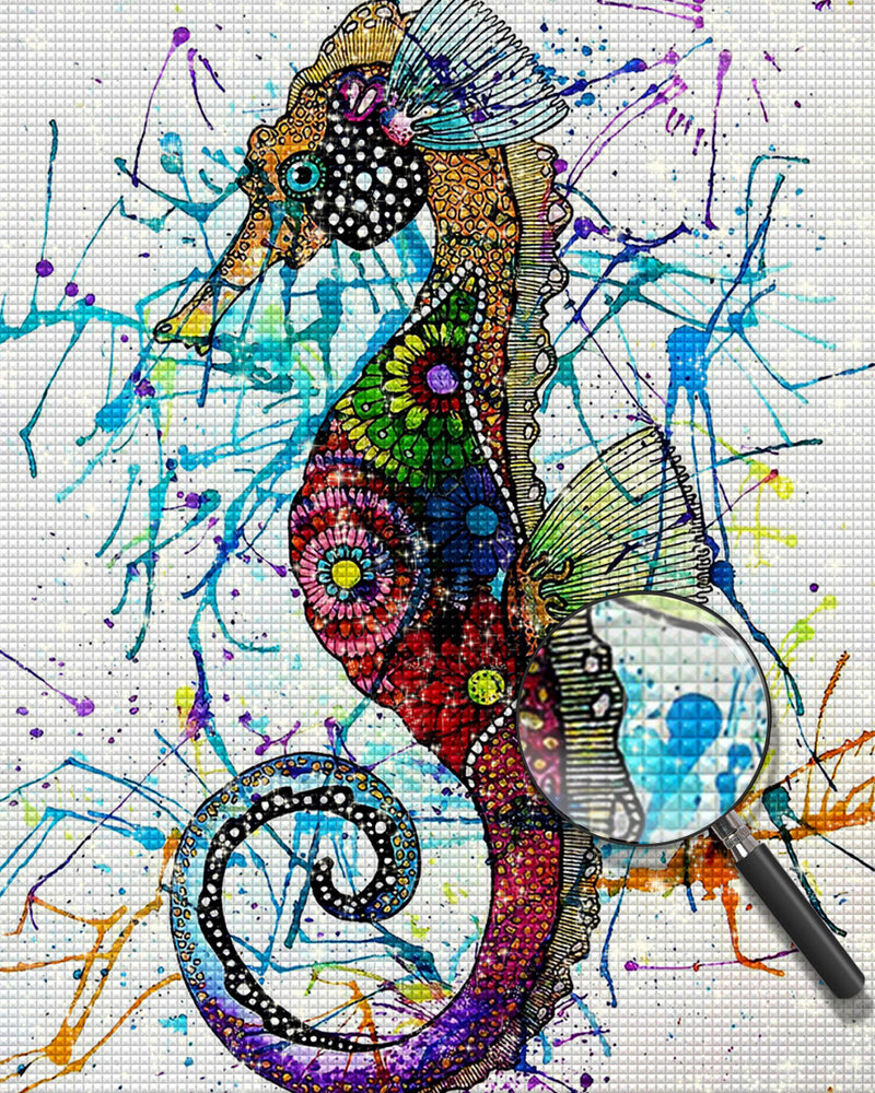 Schönes Seepferdchen Diamond Painting