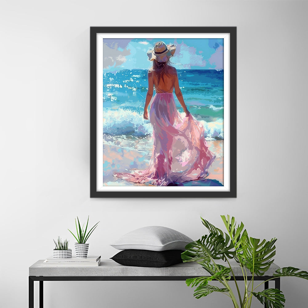 Schönheit am Meer Diamond Painting