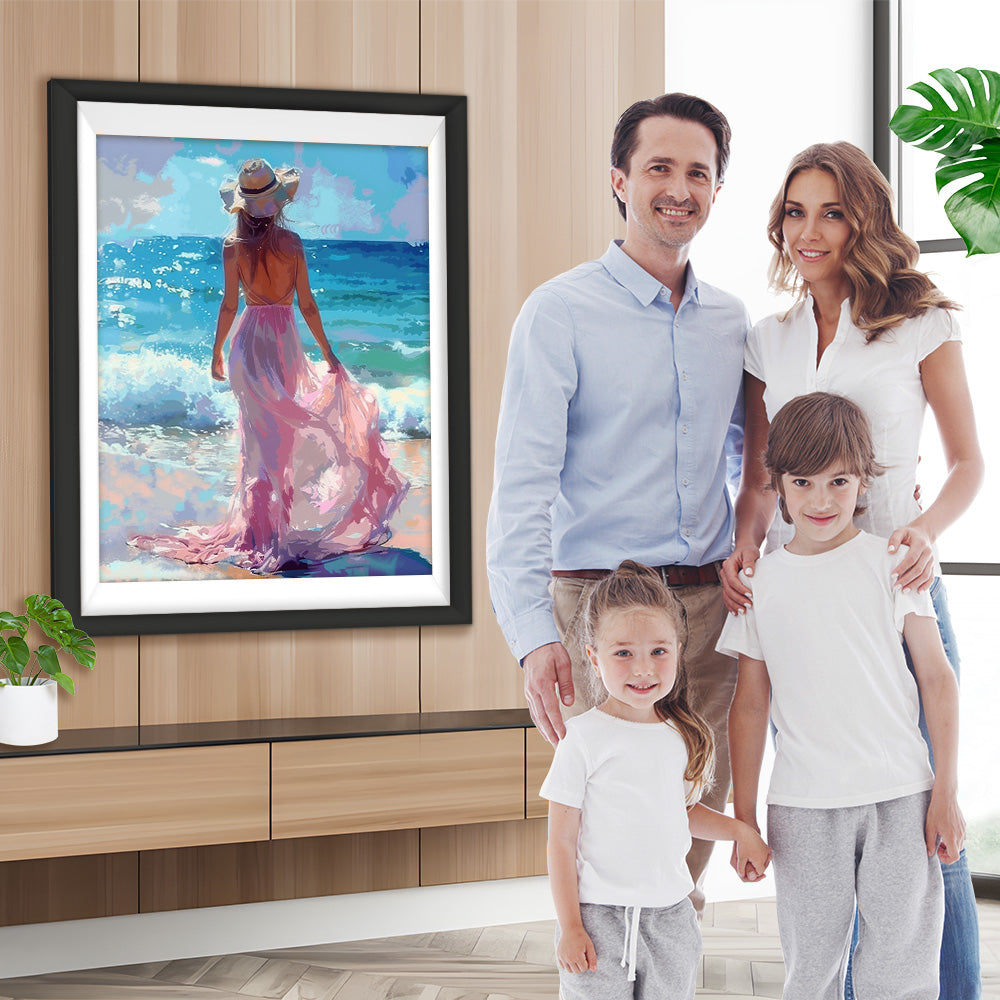 Schönheit am Meer Diamond Painting