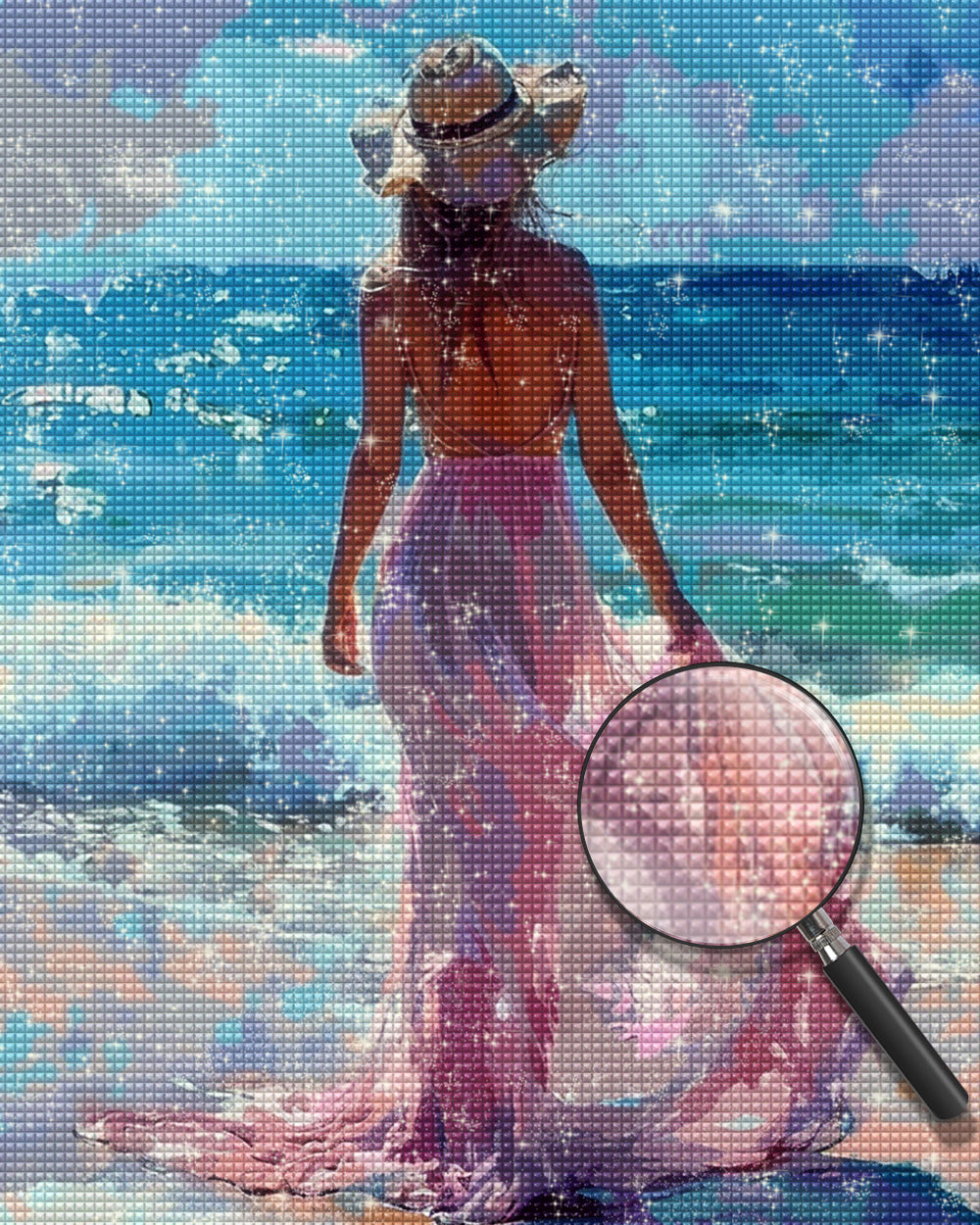 Schönheit am Meer Diamond Painting
