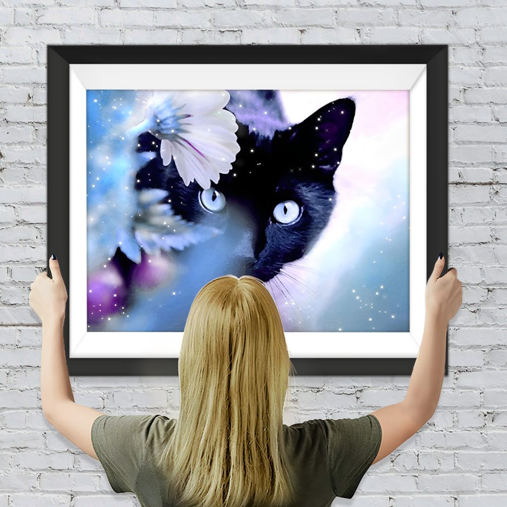 Schwarze Katze Diamond Painting