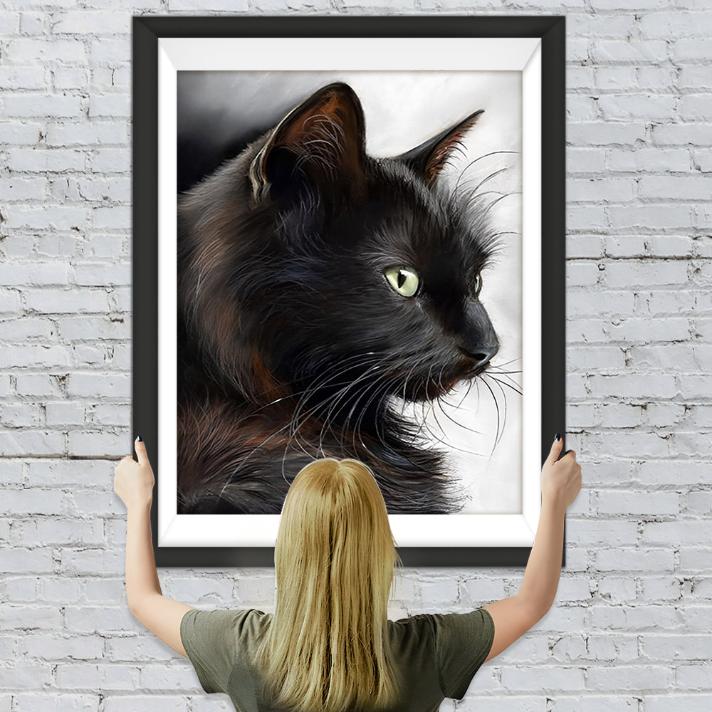Schwarze Katze Diamond Painting