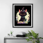 Schwarze Magie Katze Diamond Painting