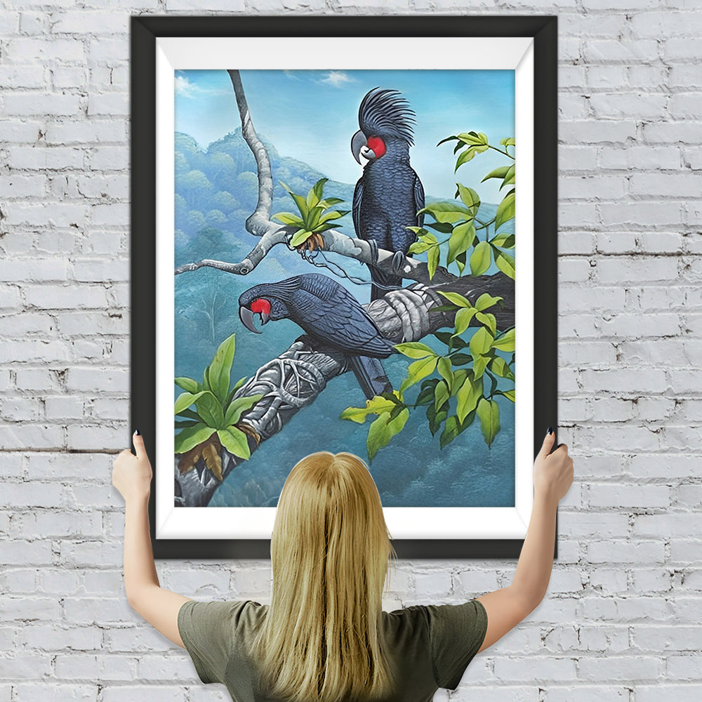 Schwarze Vögel Diamond Painting