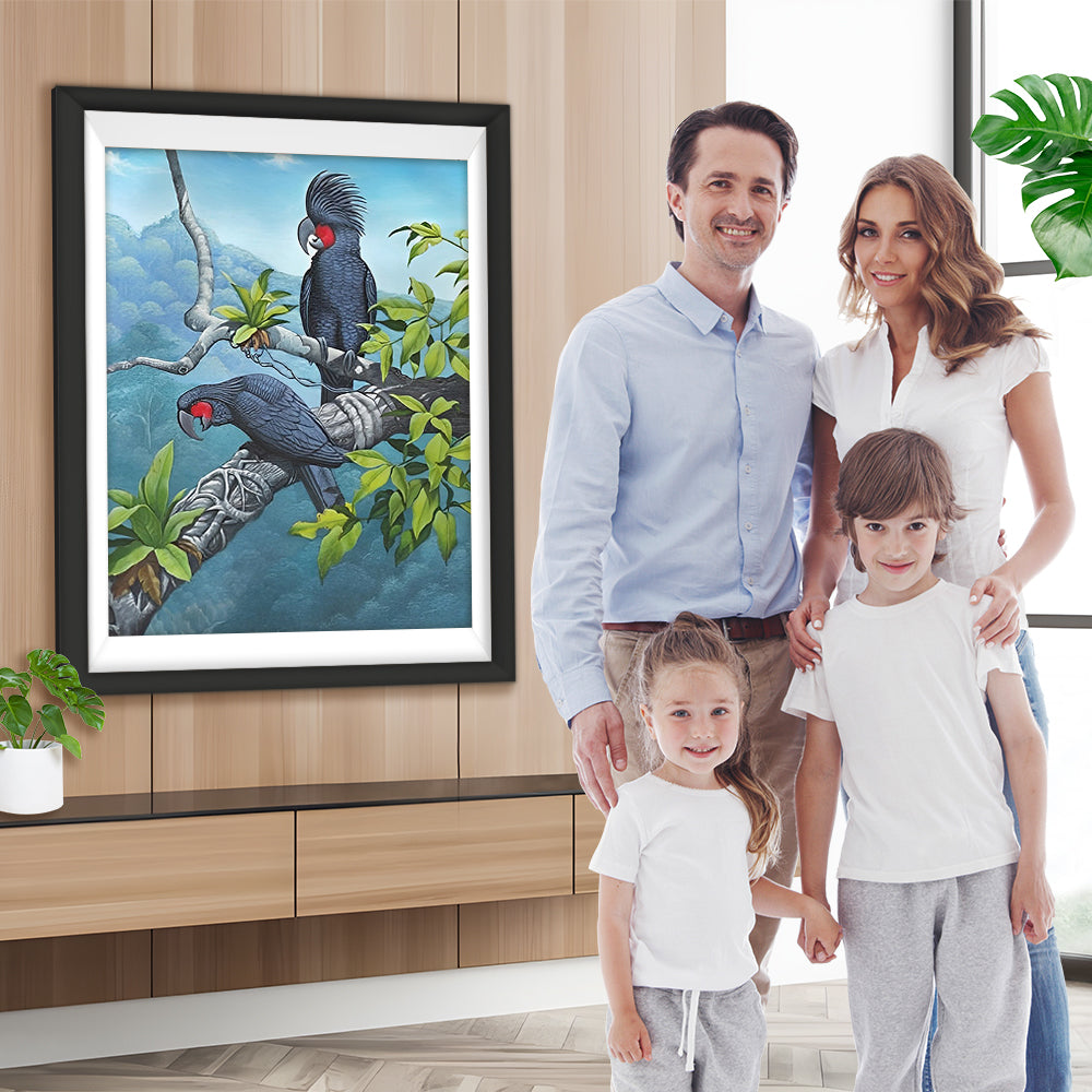 Schwarze Vögel Diamond Painting