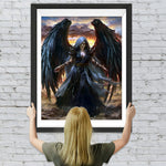 Schwarzer Engel Diamond Painting