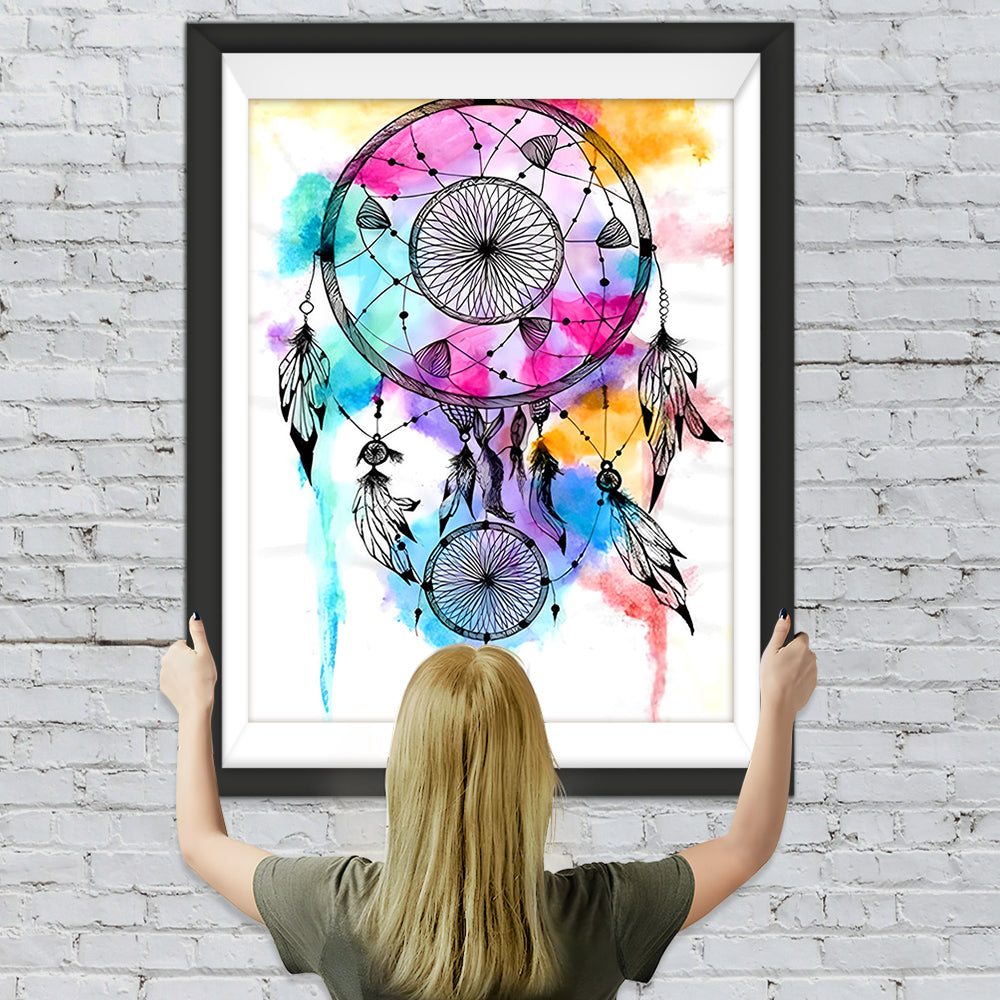 Schwarzer Traumfänger Diamond Painting