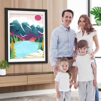 See in den Bergen Diamond Painting