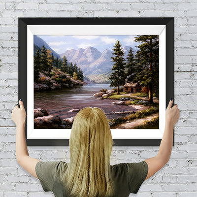 See in den Bergen Diamond Painting
