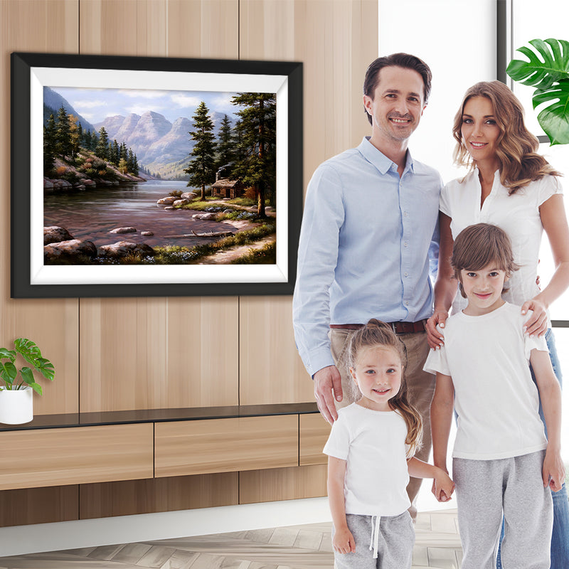 See in den Bergen Diamond Painting