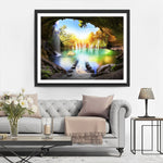 See in der Höhle Diamond Painting