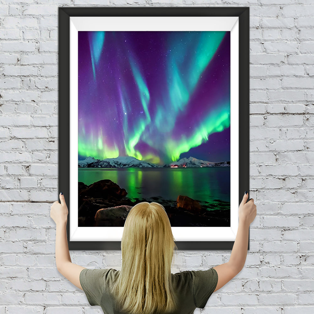 See Polarlicht Diamond Painting