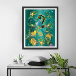 Seepferdchen im Grünen Meer Diamond Painting