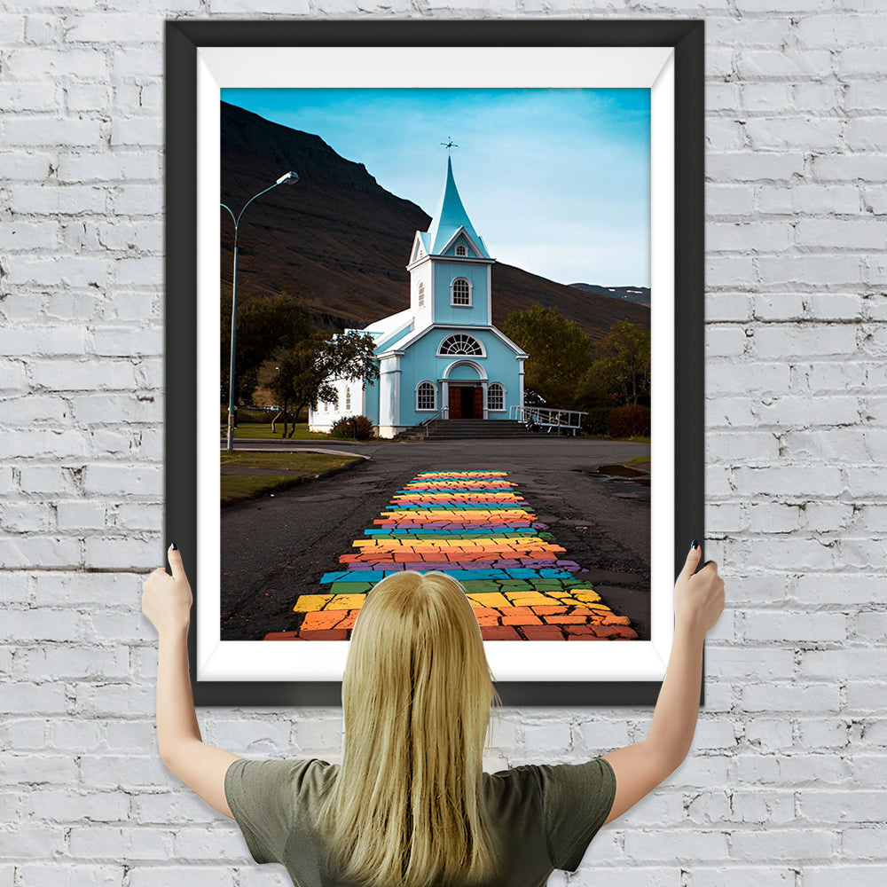 Seyðisfjörður Kirche Diamond Painting