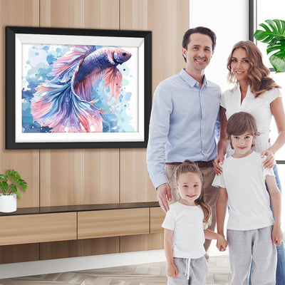 Siamesische Betta Fische Diamond Painting