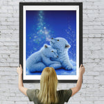 Sich umarmende Eisbäre Diamond Painting