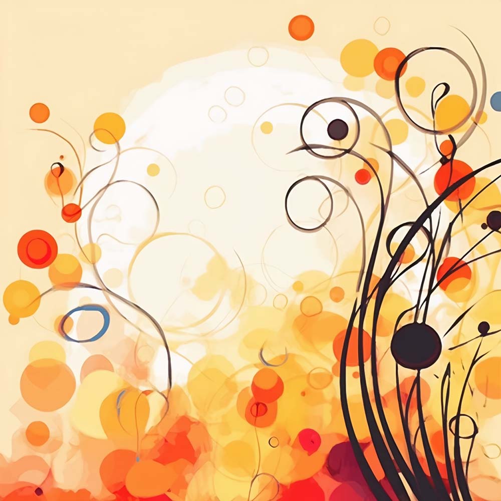 Sich windende Blumenreben Diamond Painting