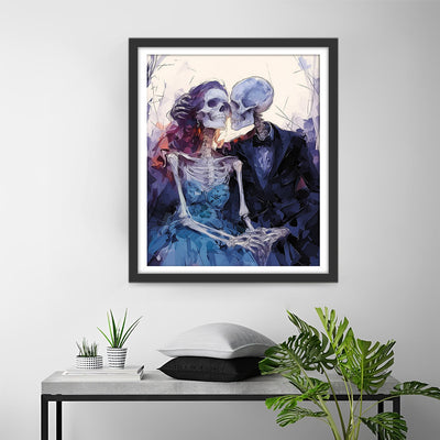 Skelett-Paar Diamond Painting