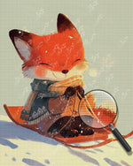 Skifahren Fuchs Diamond Painting