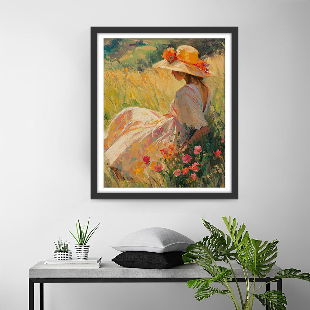 Sommerfeldmädchen Diamond Painting