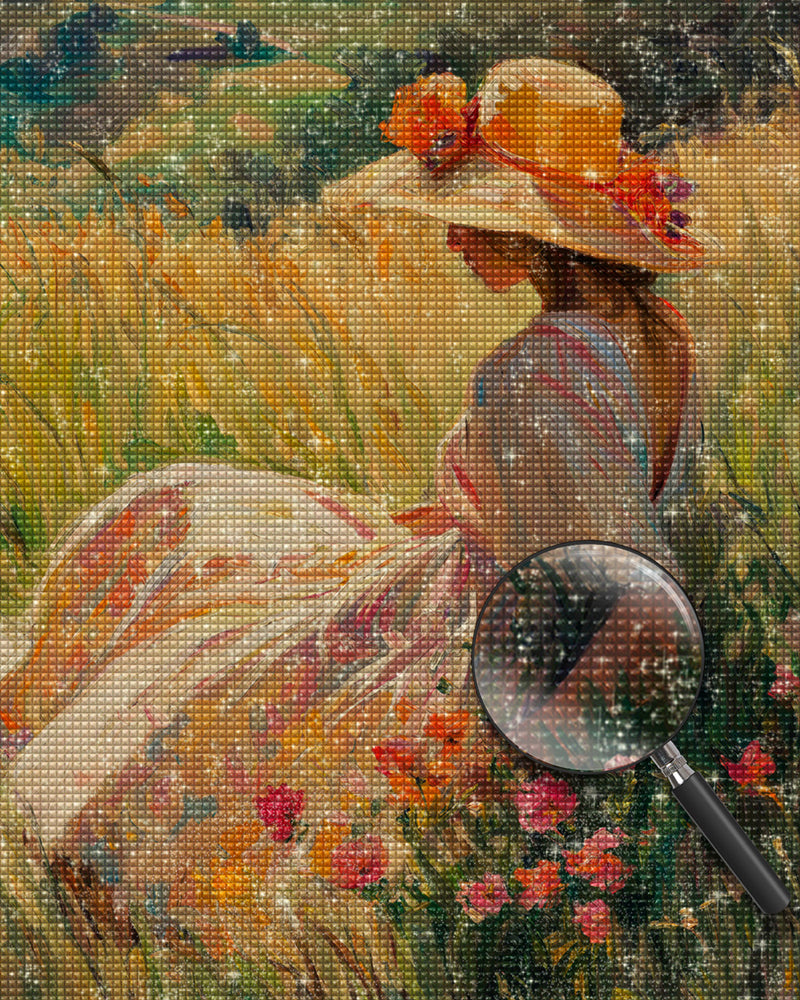 Sommerfeldmädchen Diamond Painting