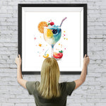 Sommerlicher bunter Fruchtsaft Diamond Painting