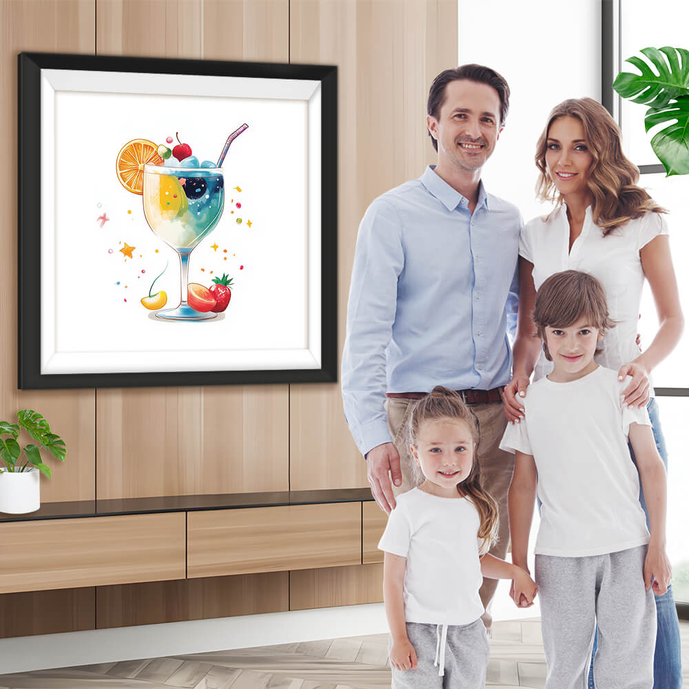 Sommerlicher bunter Fruchtsaft Diamond Painting