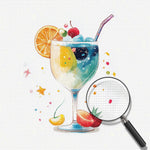 Sommerlicher bunter Fruchtsaft Diamond Painting