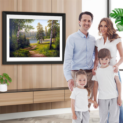 Sommerwaldweg Diamond Painting
