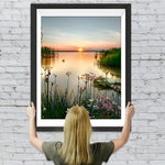 Sonnenaufgang am See Diamond Painting