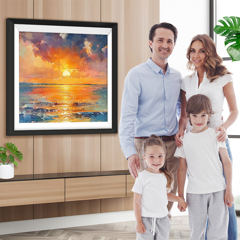 Sonnenaufgang auf See Diamond Painting