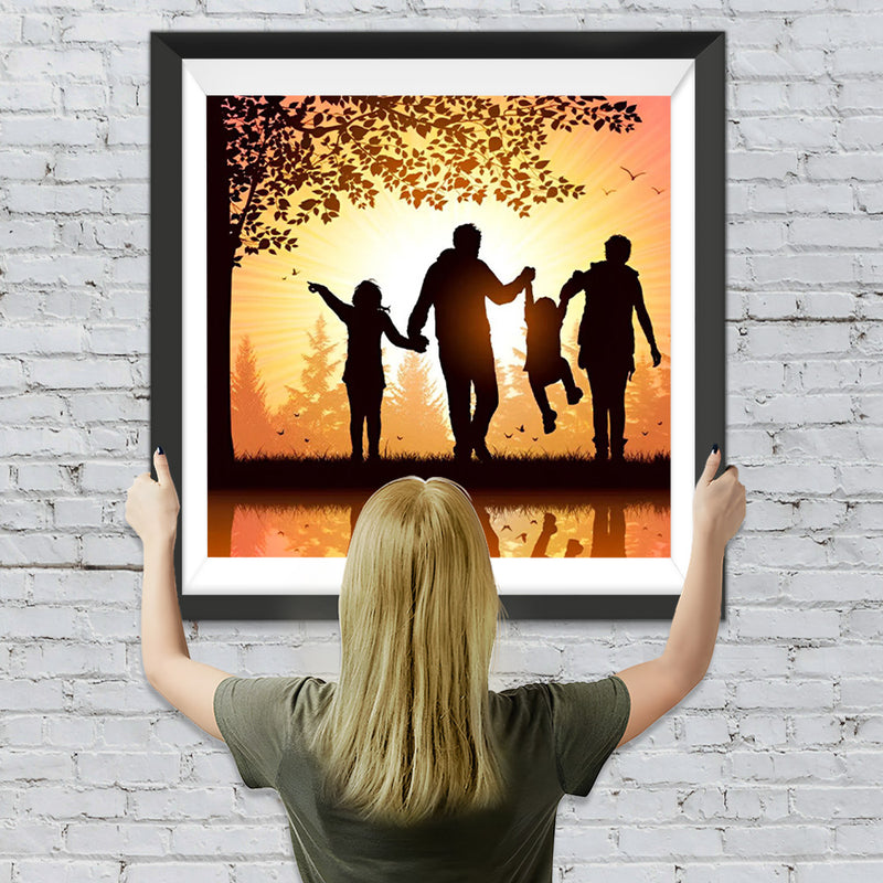 Sonnenaufgang Familie Diamond Painting