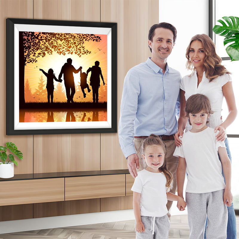 Sonnenaufgang Familie Diamond Painting