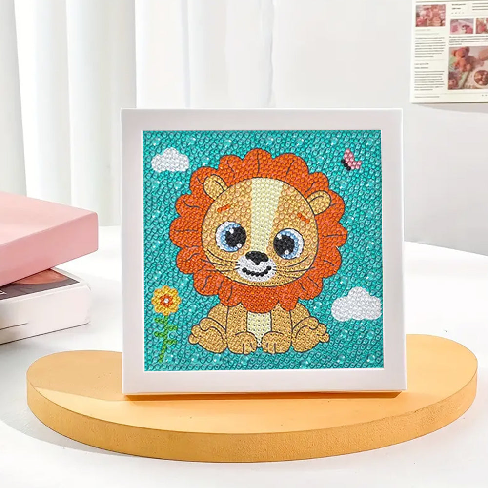 Sonnenblume Kleiner Löwe Mini-Kristallpünktchen Diamond Painting