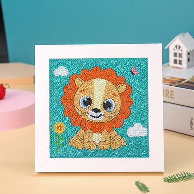 Sonnenblume Kleiner Löwe Mini-Kristallpünktchen Diamond Painting