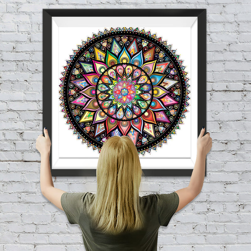 Sonnenblume Mandala Diamond Painting