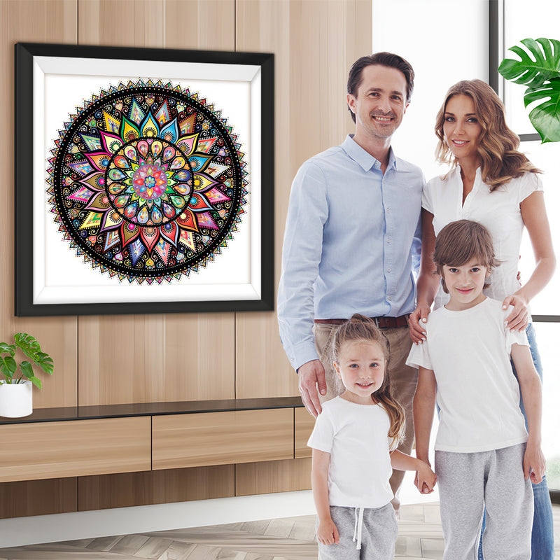 Sonnenblume Mandala Diamond Painting