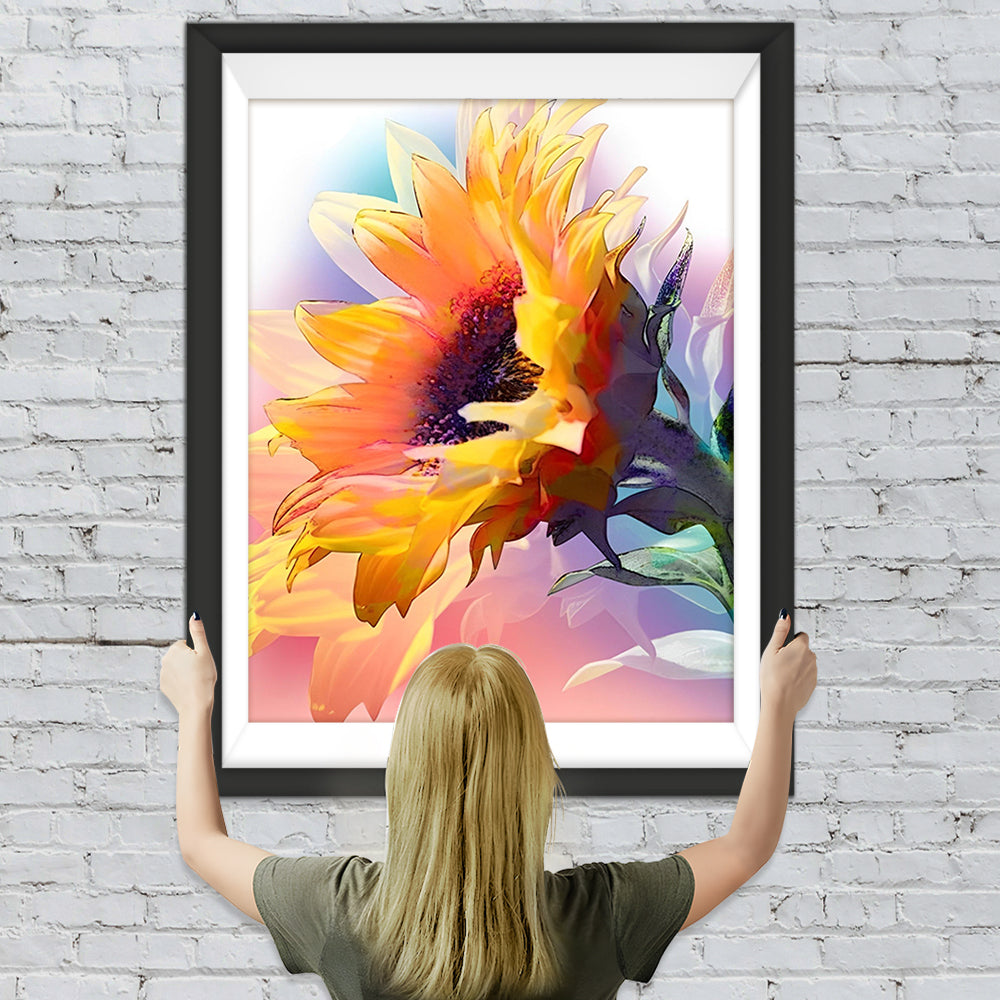 Sonnenblume Wassermalfarben Diamond Painting