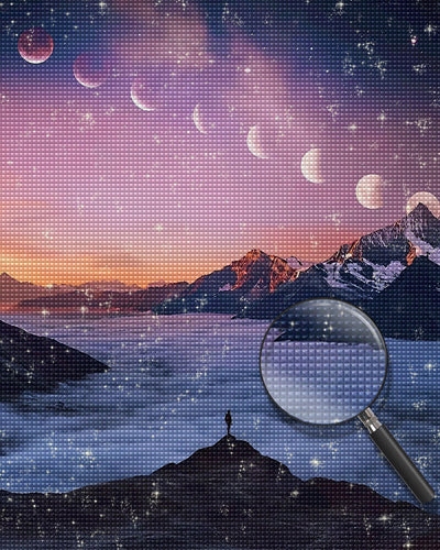 Sonnenfinsternis Diamond Painting