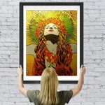 Sonnengöttin im Herbst Diamond Painting